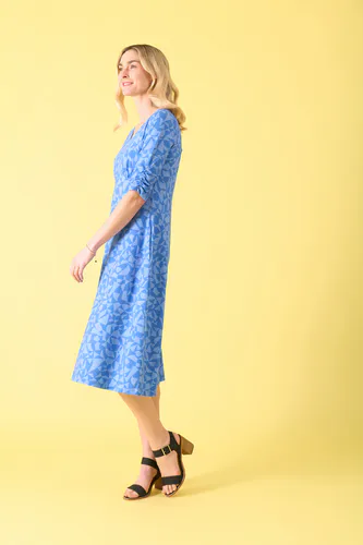 Model wearing Floral Dream Clifton Dress By Charlie Jane Available at Beetees Nelson